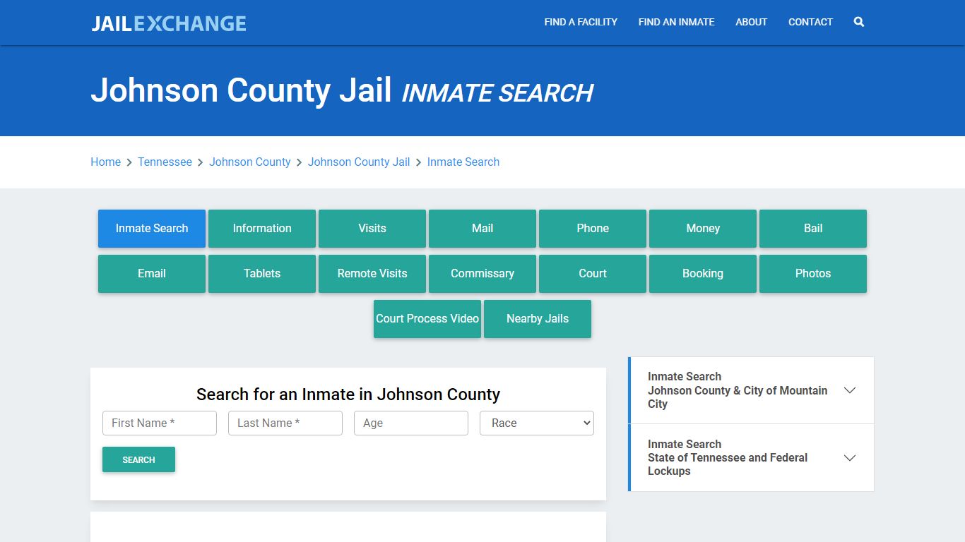 Johnson County Jail, TN Inmate Search: Roster & Mugshots - Jail Exchange