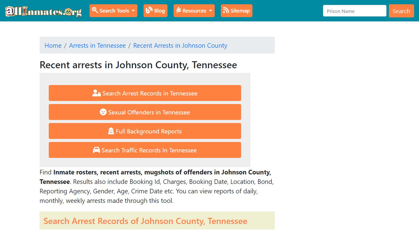 Recent arrests in Johnson County, Tennessee | Mugshots, Rosters ...