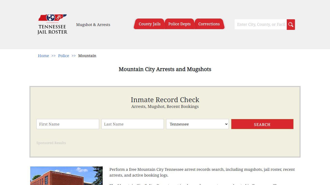 Mountain City Arrests and Mugshots - Jail Roster Search